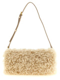 Pochette Stella McCartney en polyester beige