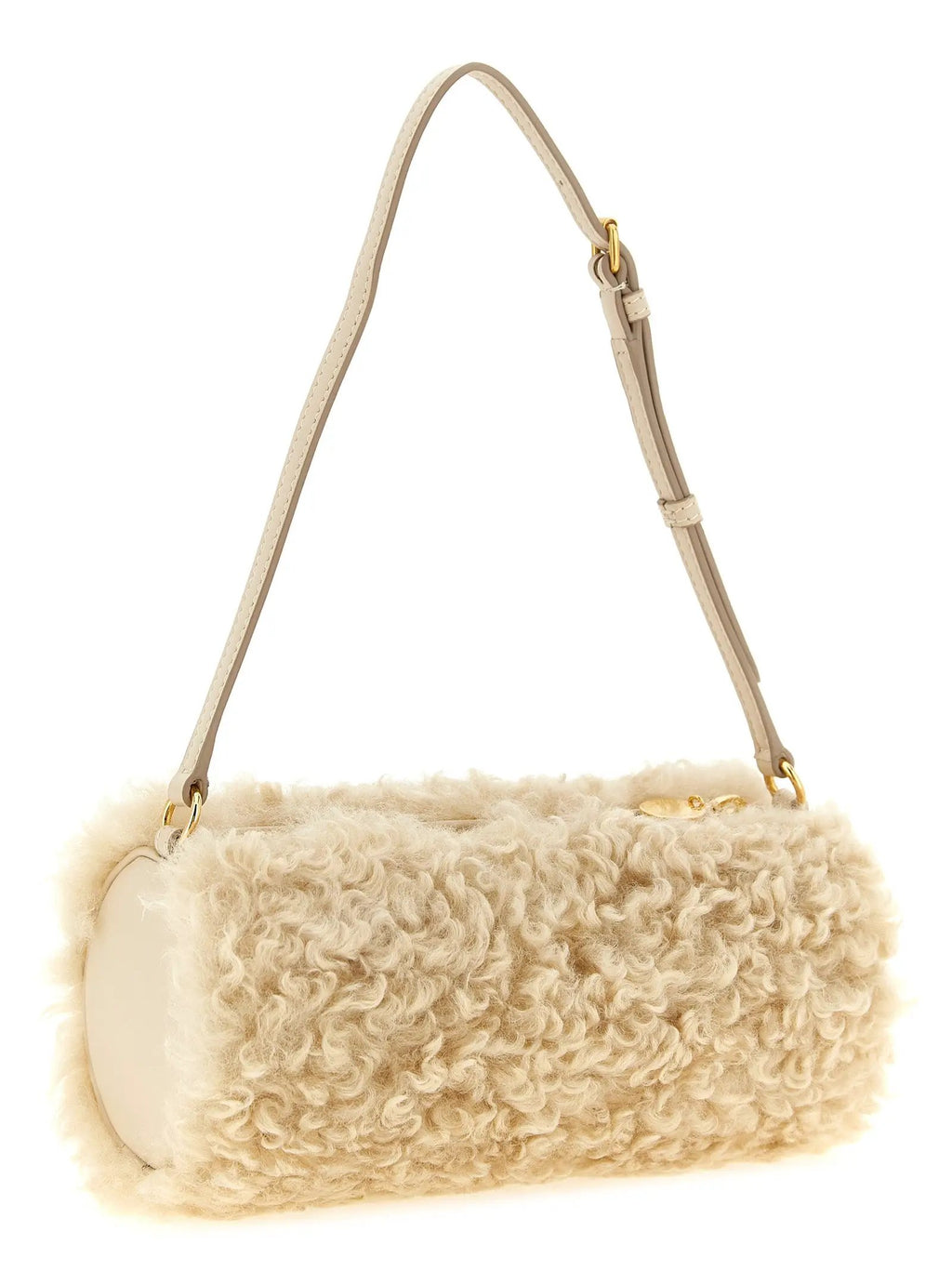 Pochette Stella McCartney en polyester beige