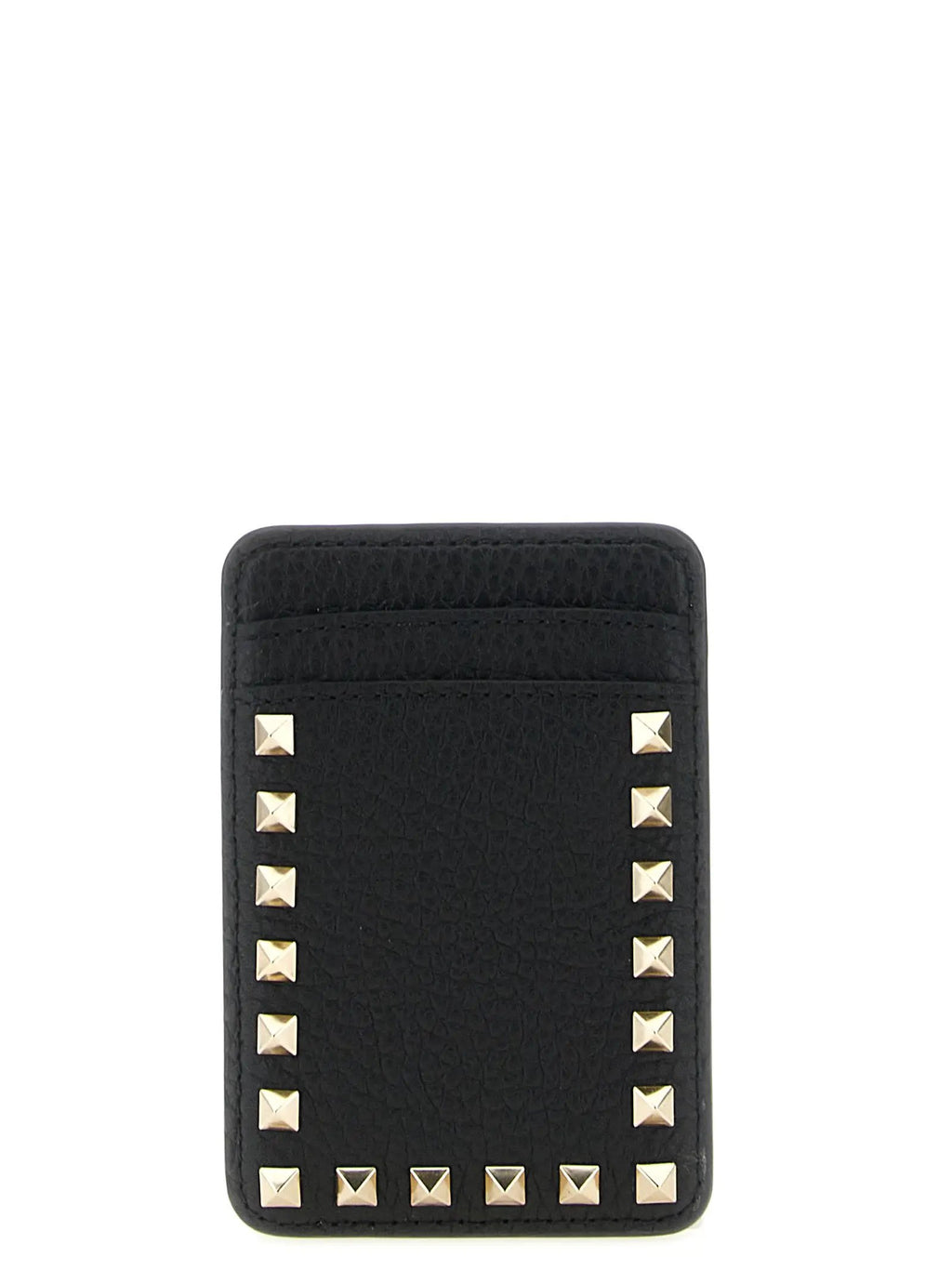 Valentino Garavani Black Calfskin Cardholder