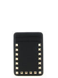 Valentino Garavani Black Calfskin Cardholder