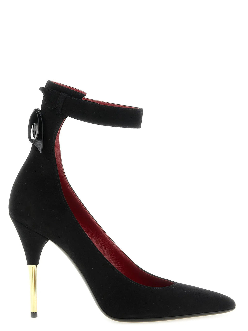 Escarpins Valentino Garavani en Chèvre Noir à Talon Haut