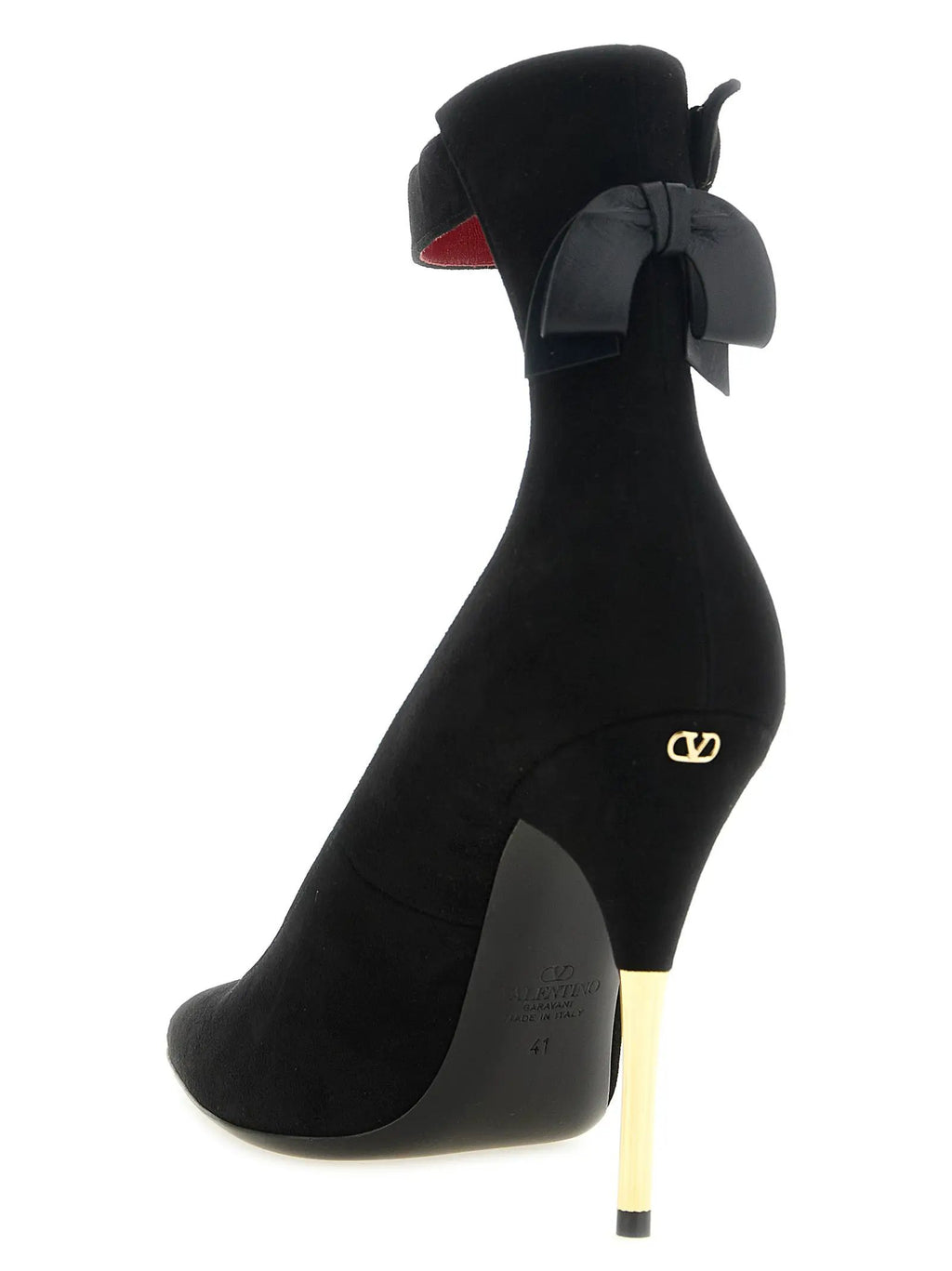Escarpins Valentino Garavani en Chèvre Noir à Talon Haut