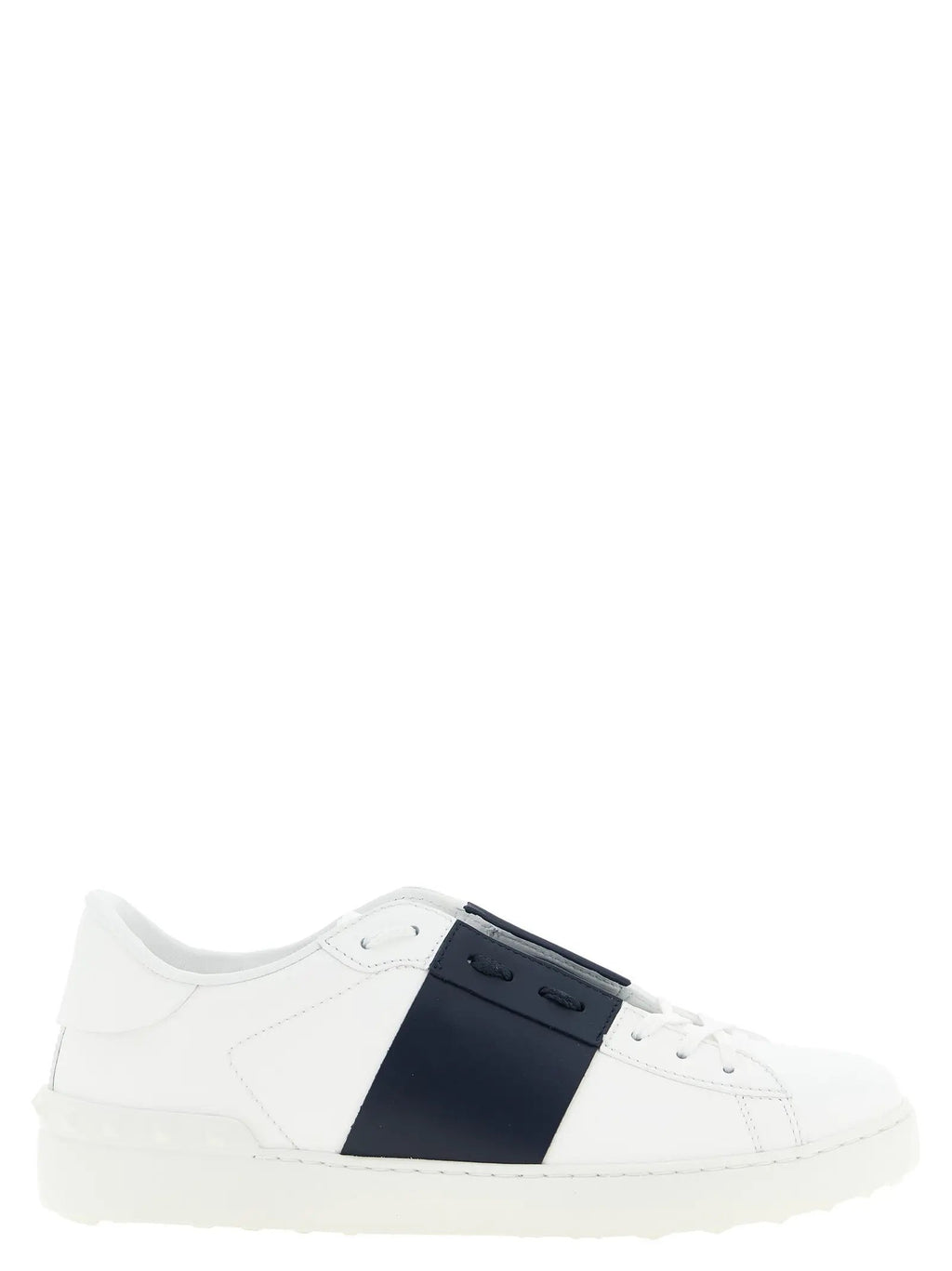 Valentino Garavani Valentino Garavani Blue Calfskin Low Top Sneakers