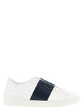 Valentino Garavani Valentino Garavani Blue Calfskin Low Top Sneakers