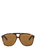 Lunettes de soleil Saint Laurent en acétate marron