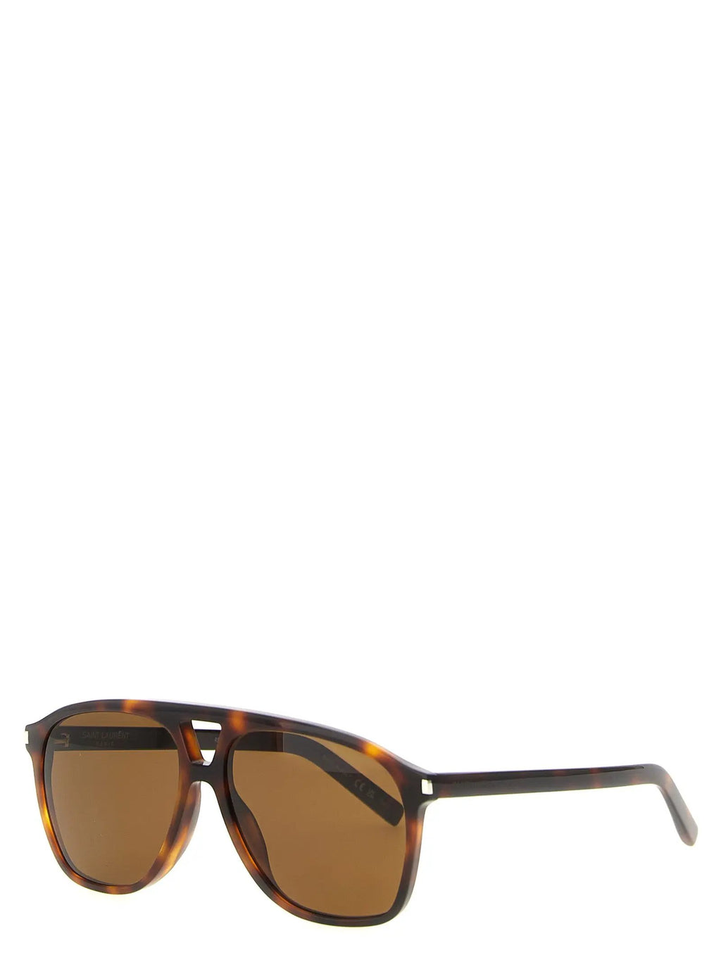 Lunettes de soleil Saint Laurent en acétate marron