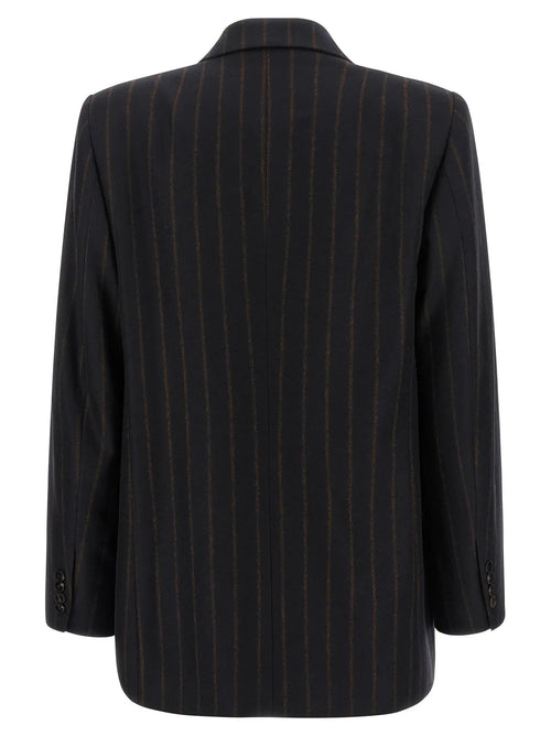 Alberto Biani Blue Wool Blazer