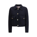 Thom Browne Thom Browne Blue Wool Oves Aries Full-Length Jacket