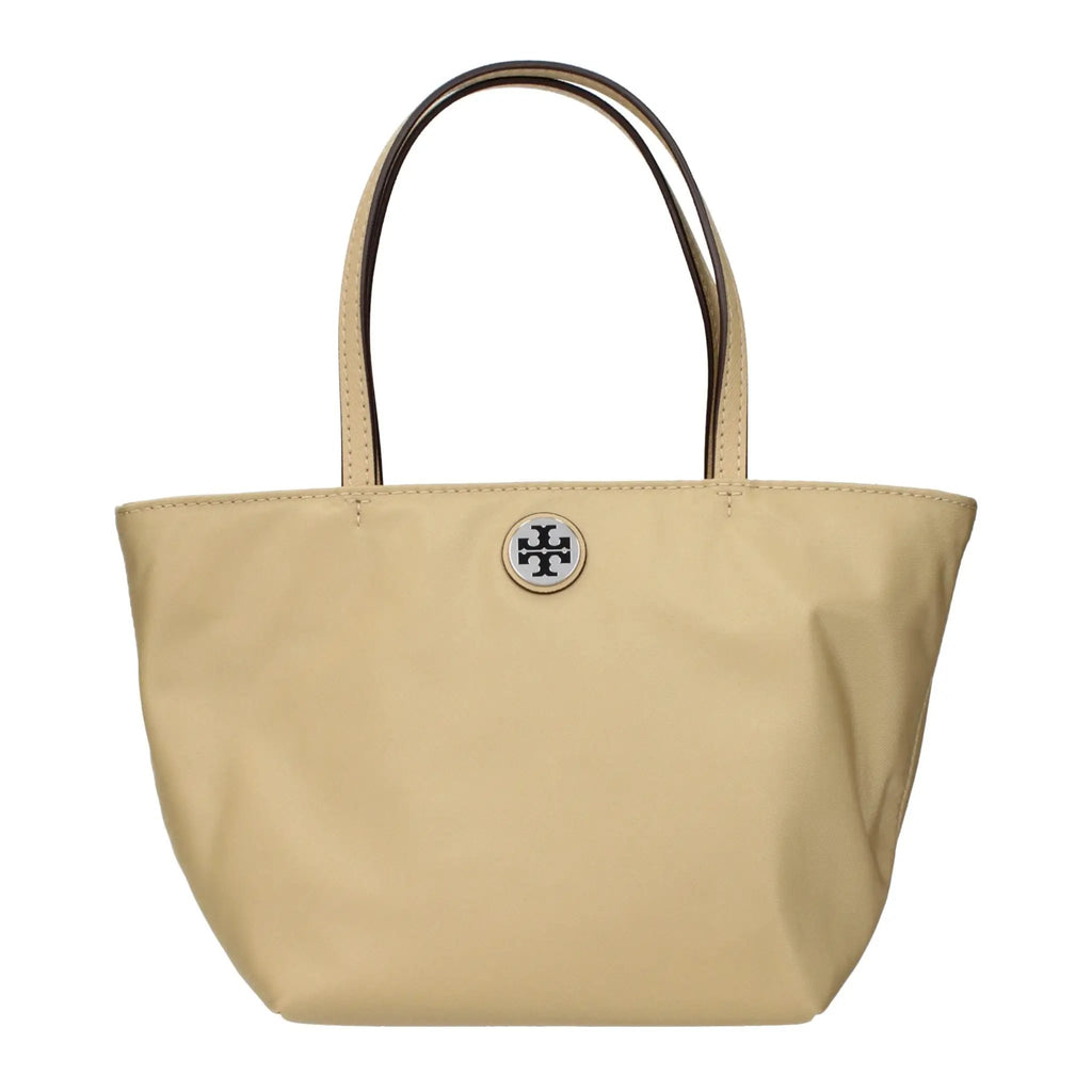 Sac à main en nylon beige Tory Burch