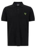 Polo bicolore en coton Comme des Garçons