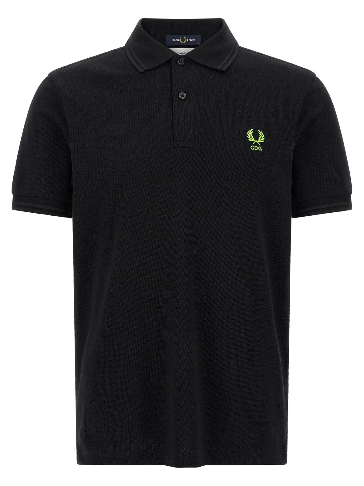 Comme Des Garçons Bicolor Cotton Polo Shirt