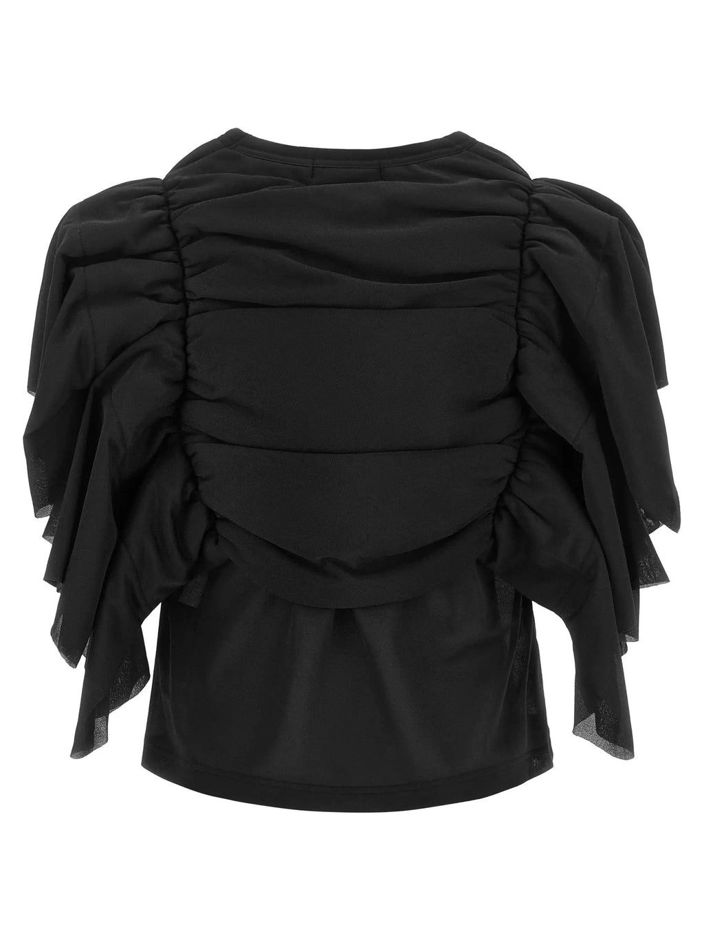 Chemise Comme Des Garçons en polyester noir à motifs