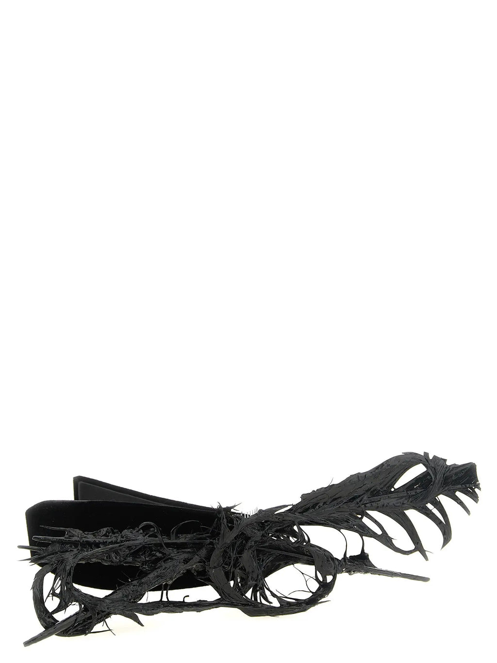 Bandeau en rayonne noire Comme des Garçons