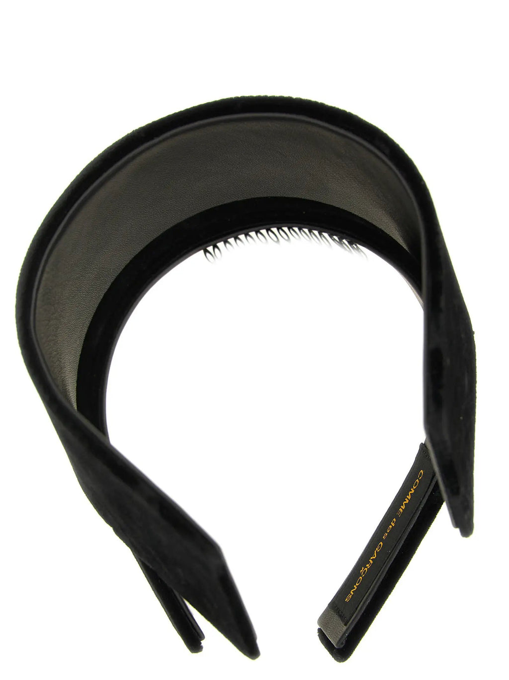 Bandeau en Rayonne Noire Comme des Garçons