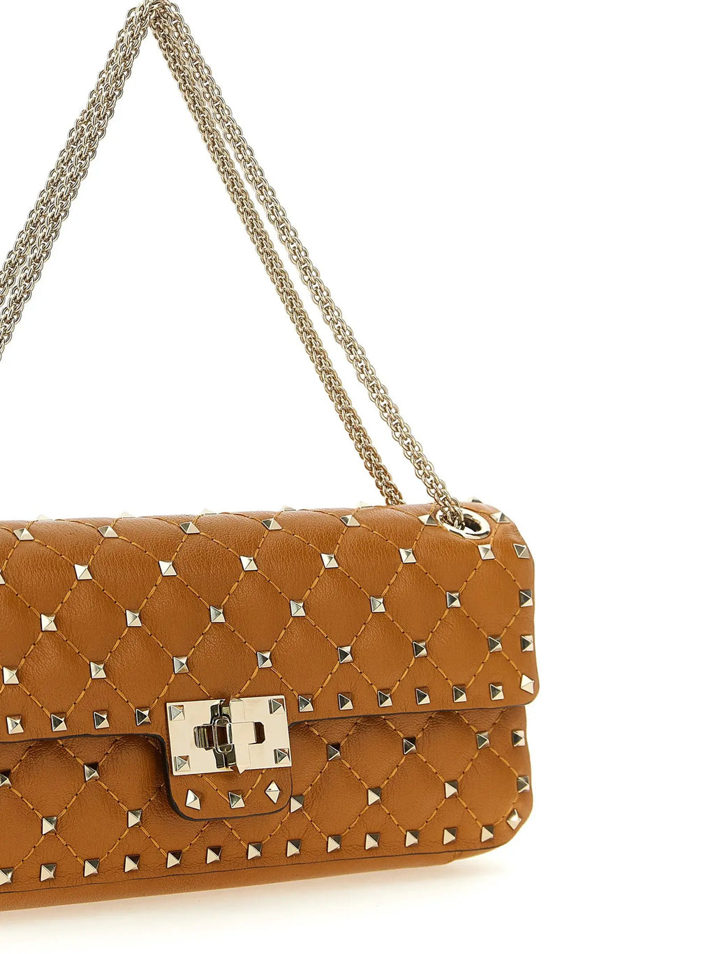 Sac porté épaule Valentino Garavani en chevreau orange