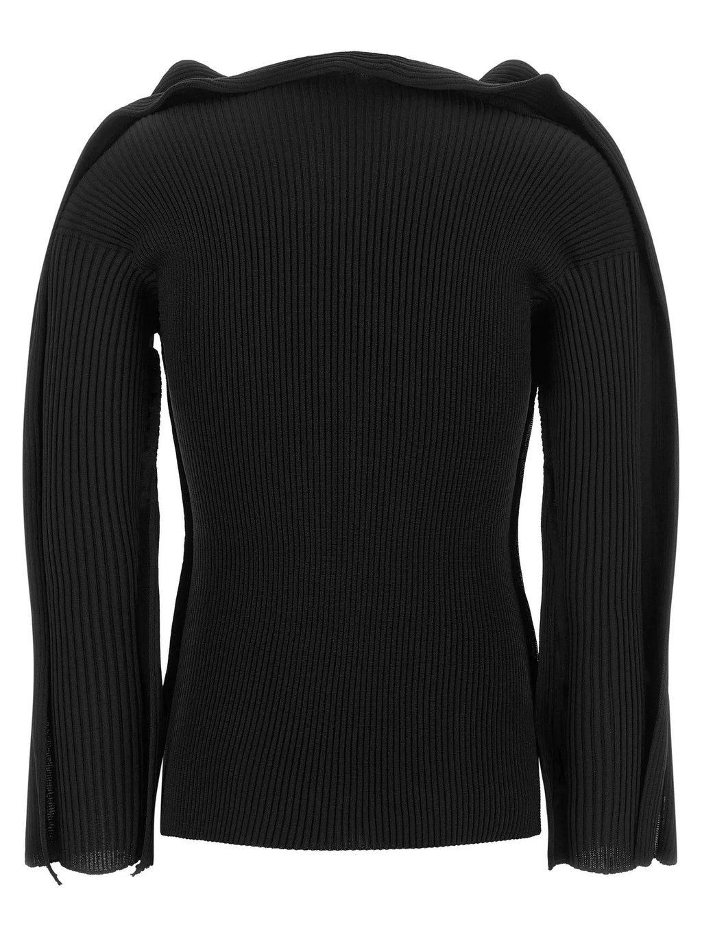 Issey Miyake Issey Miyake Black Polyester Cardigan