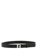 Fendi Fendi Black Calfskin Regular Belt