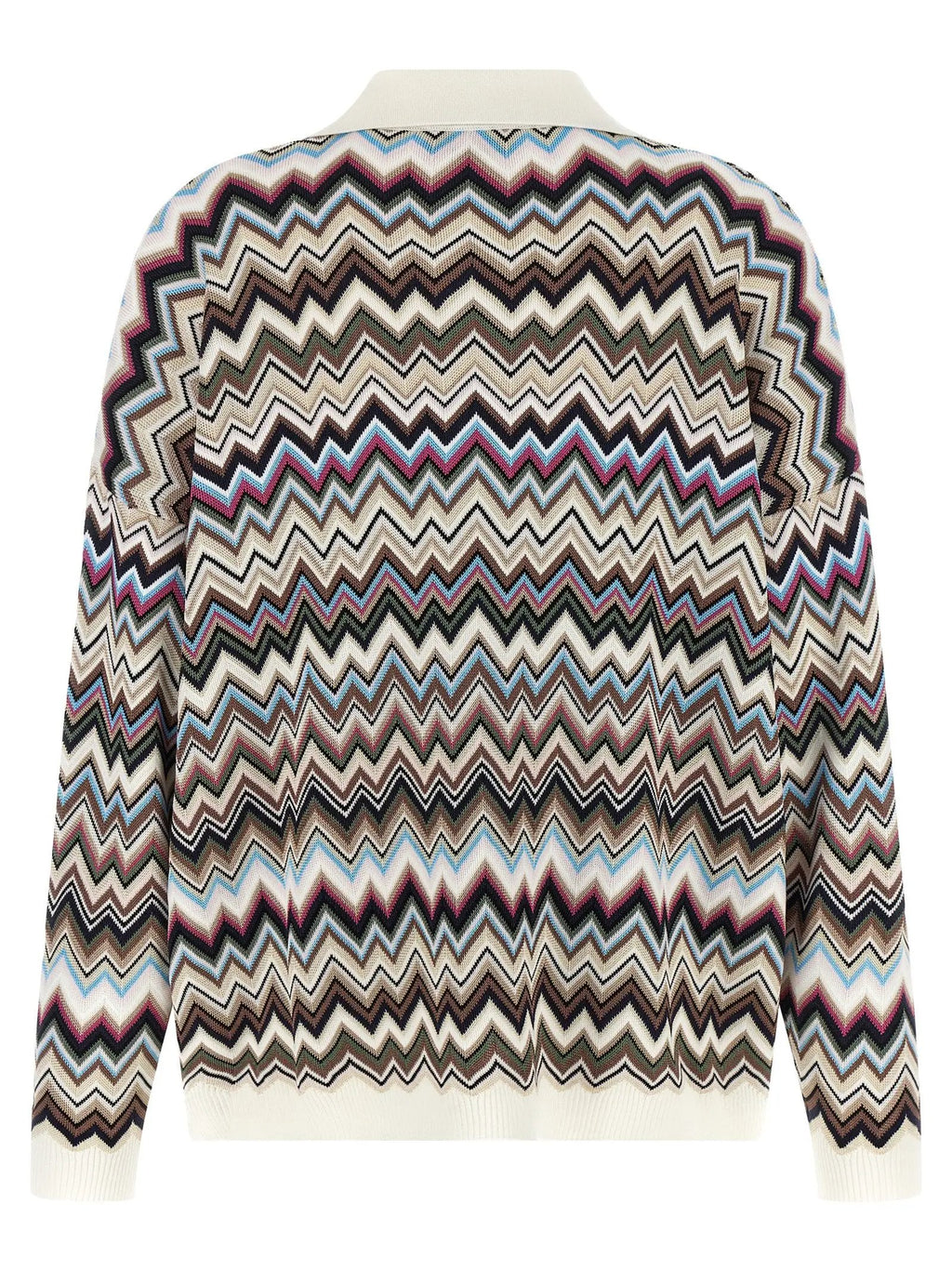 Polo en viscose multicolore Missoni