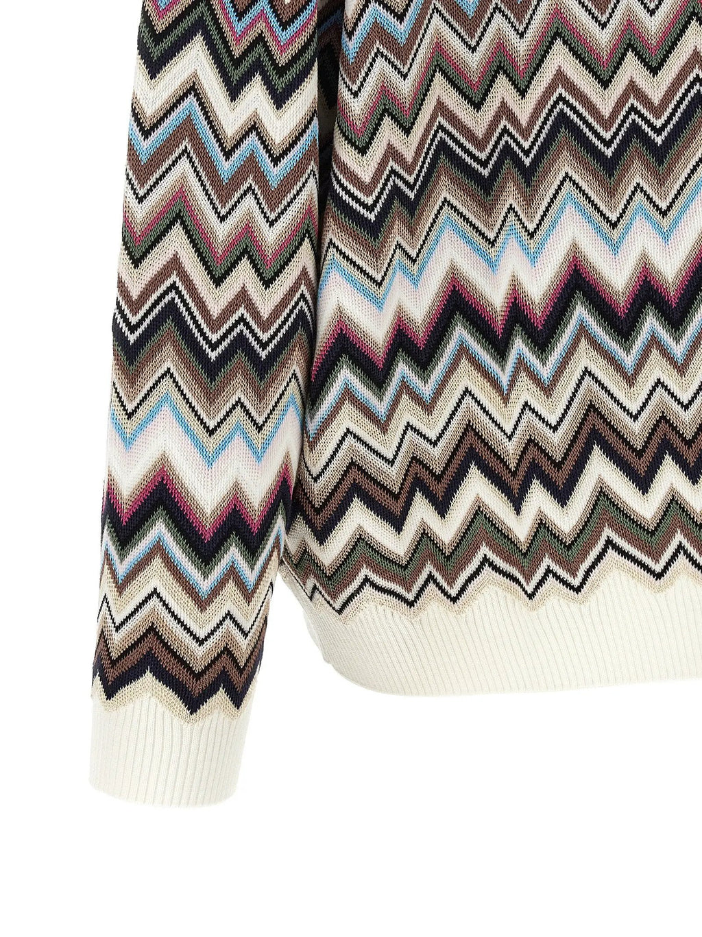Polo en viscose multicolore Missoni