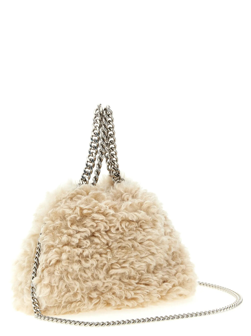 Sac à main Stella McCartney en polyester beige