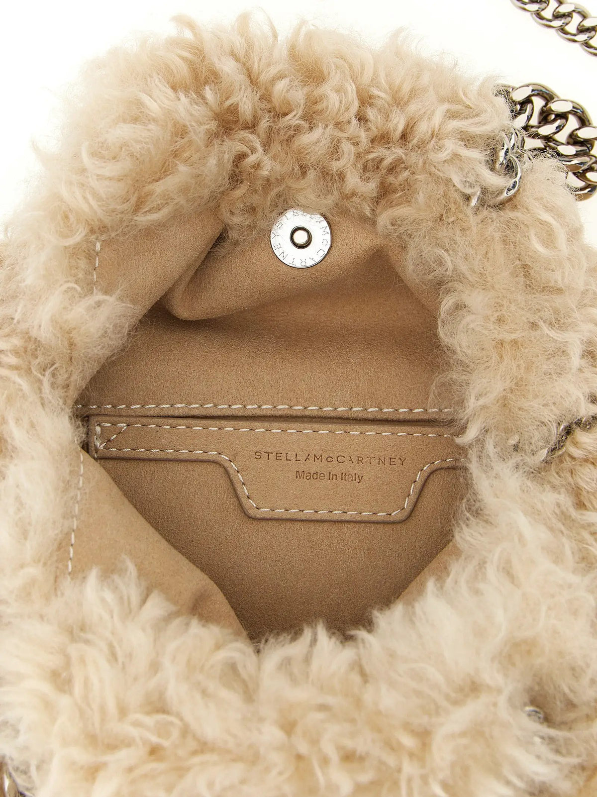 Sac à main Stella McCartney en polyester beige