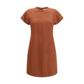 Brunello Cucinelli Brunello Cucinelli Brown Viscose Casual Dress