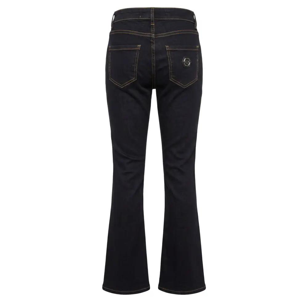 Philipp Plein Philipp Plein Blue Cotton Women Jeans