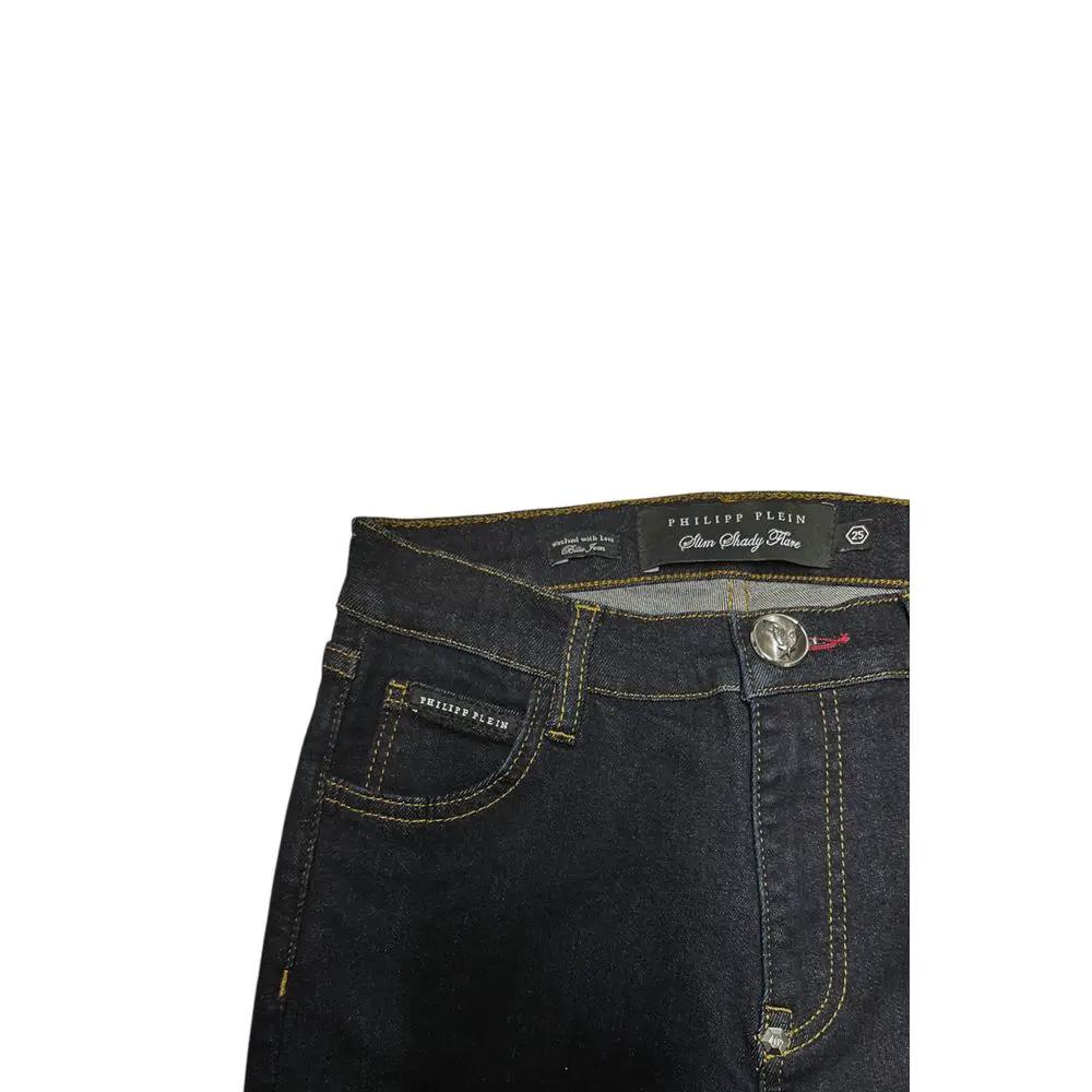Philipp Plein Philipp Plein Blue Cotton Women Jeans