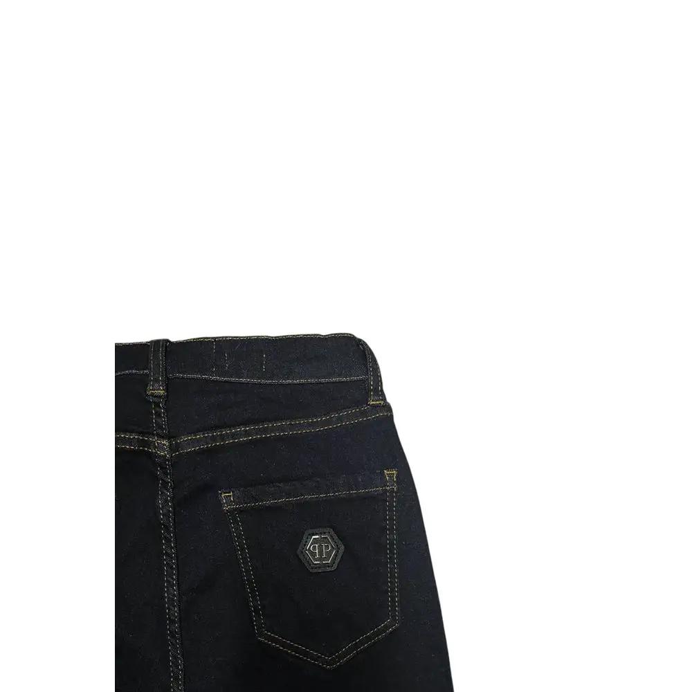 Philipp Plein Philipp Plein Blue Cotton Women Jeans