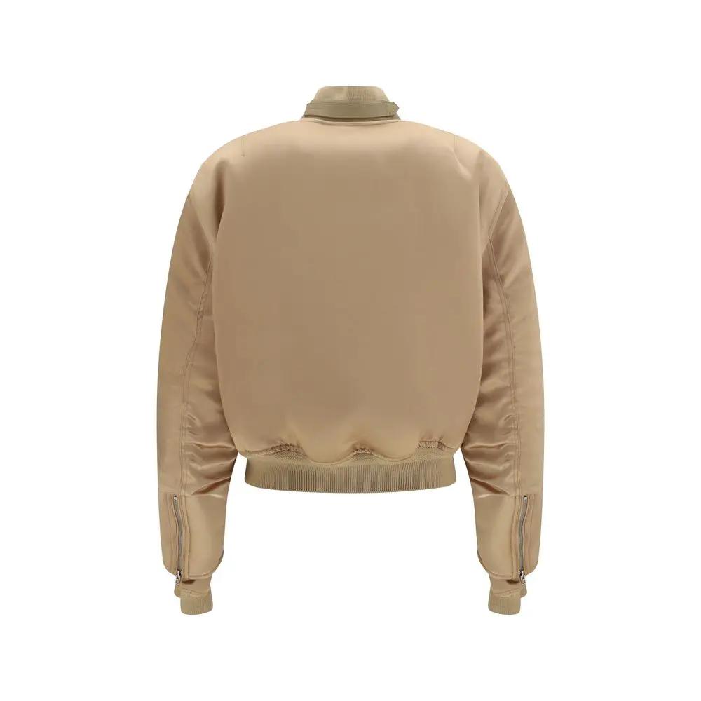 Tom Ford Gold Satin Bomber