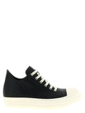 Baskets basses en cuir d'agneau bicolore Rick Owens
