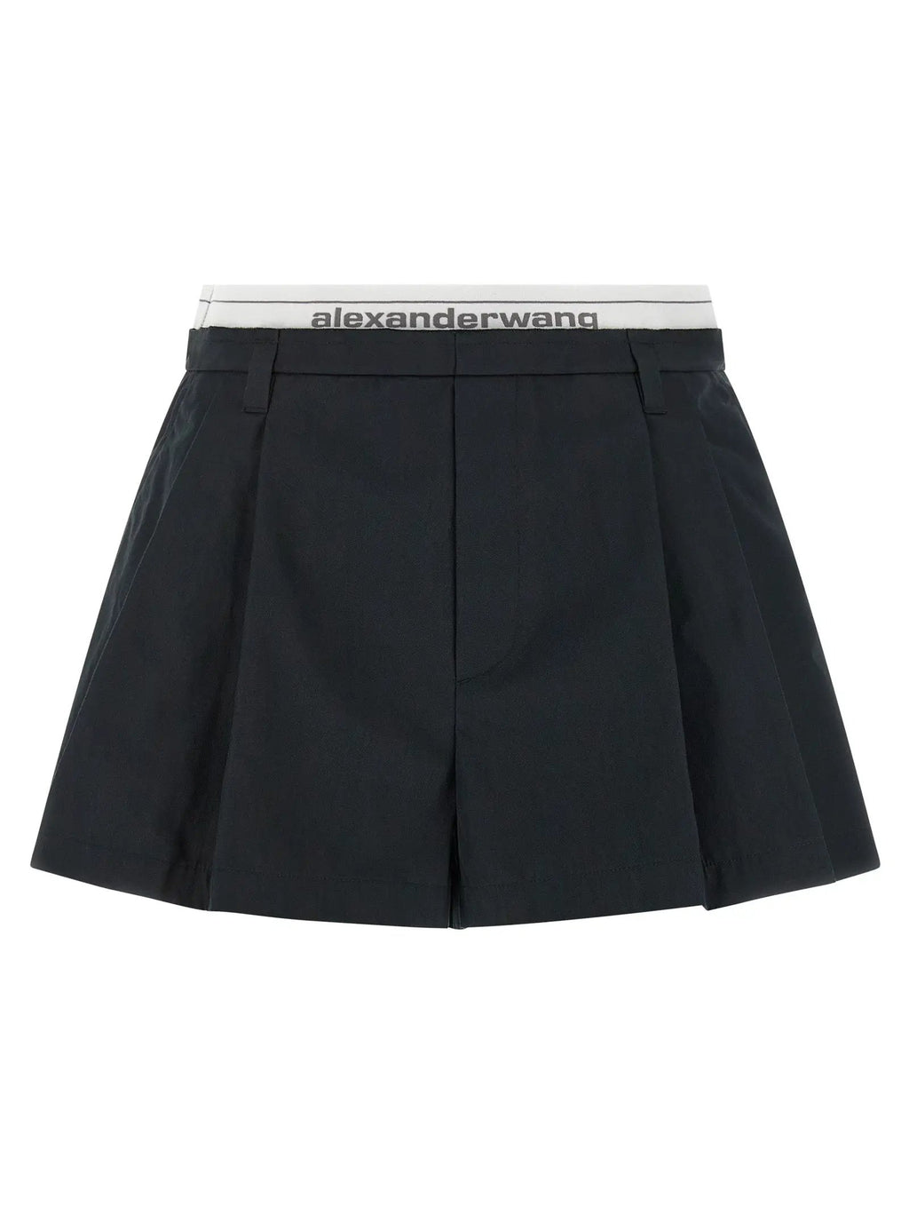 Shorts bermuda en coton noir Alexander Wang