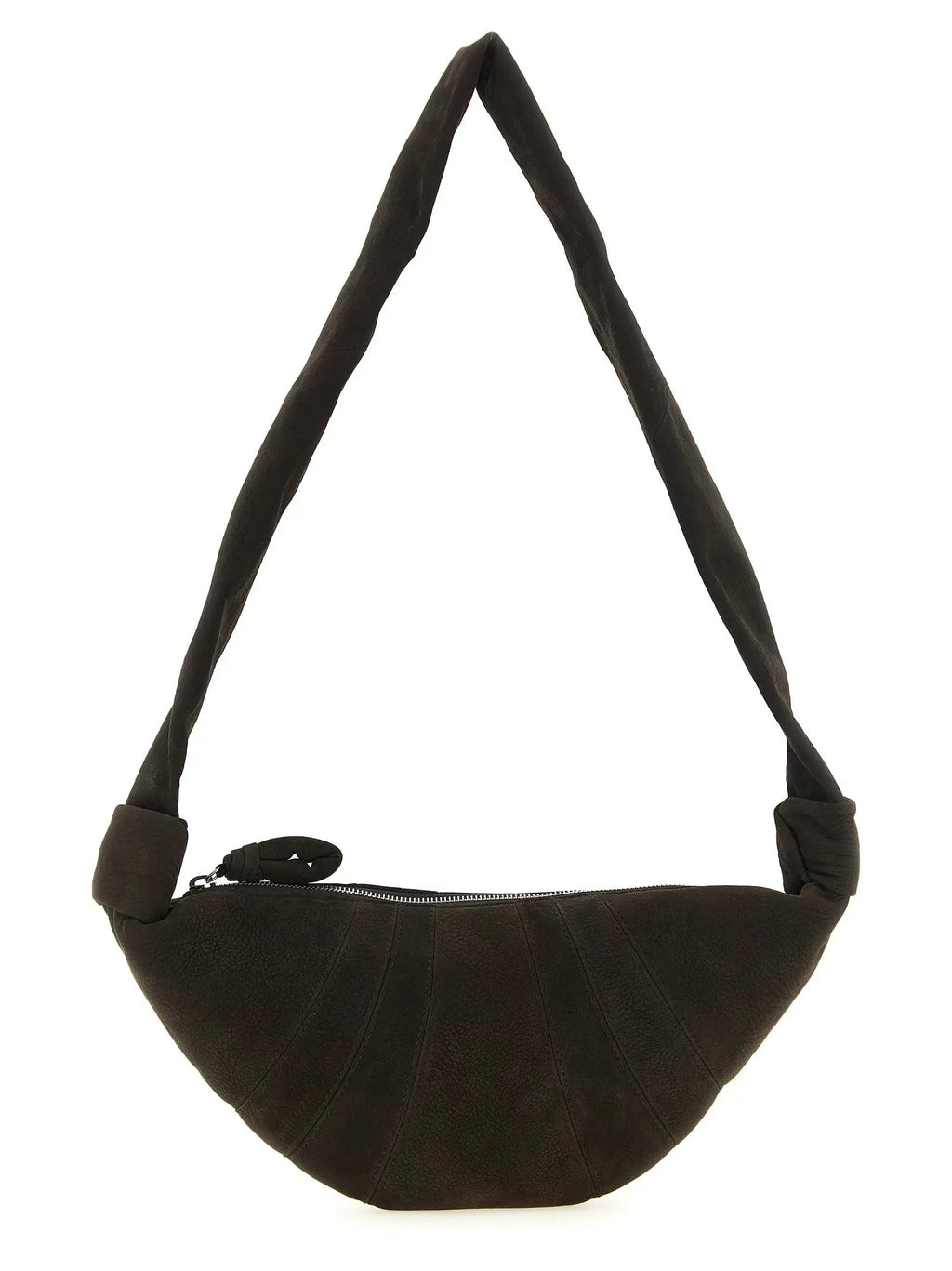 Sac bandoulière Lemaire en cuir d'agneau marron