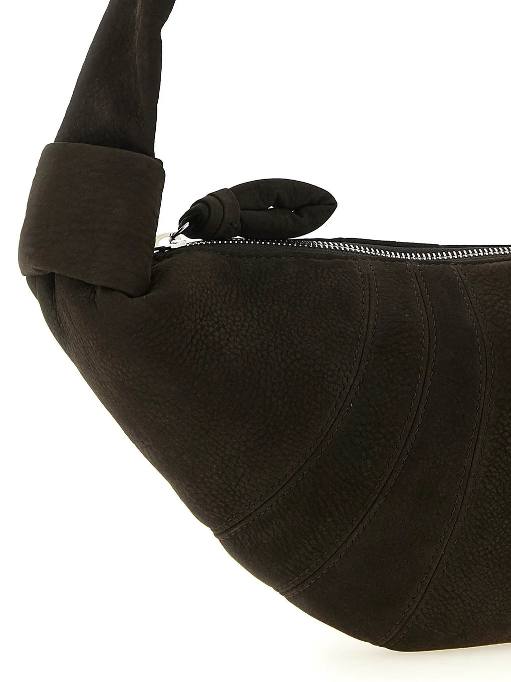 Sac bandoulière Lemaire en cuir d'agneau marron