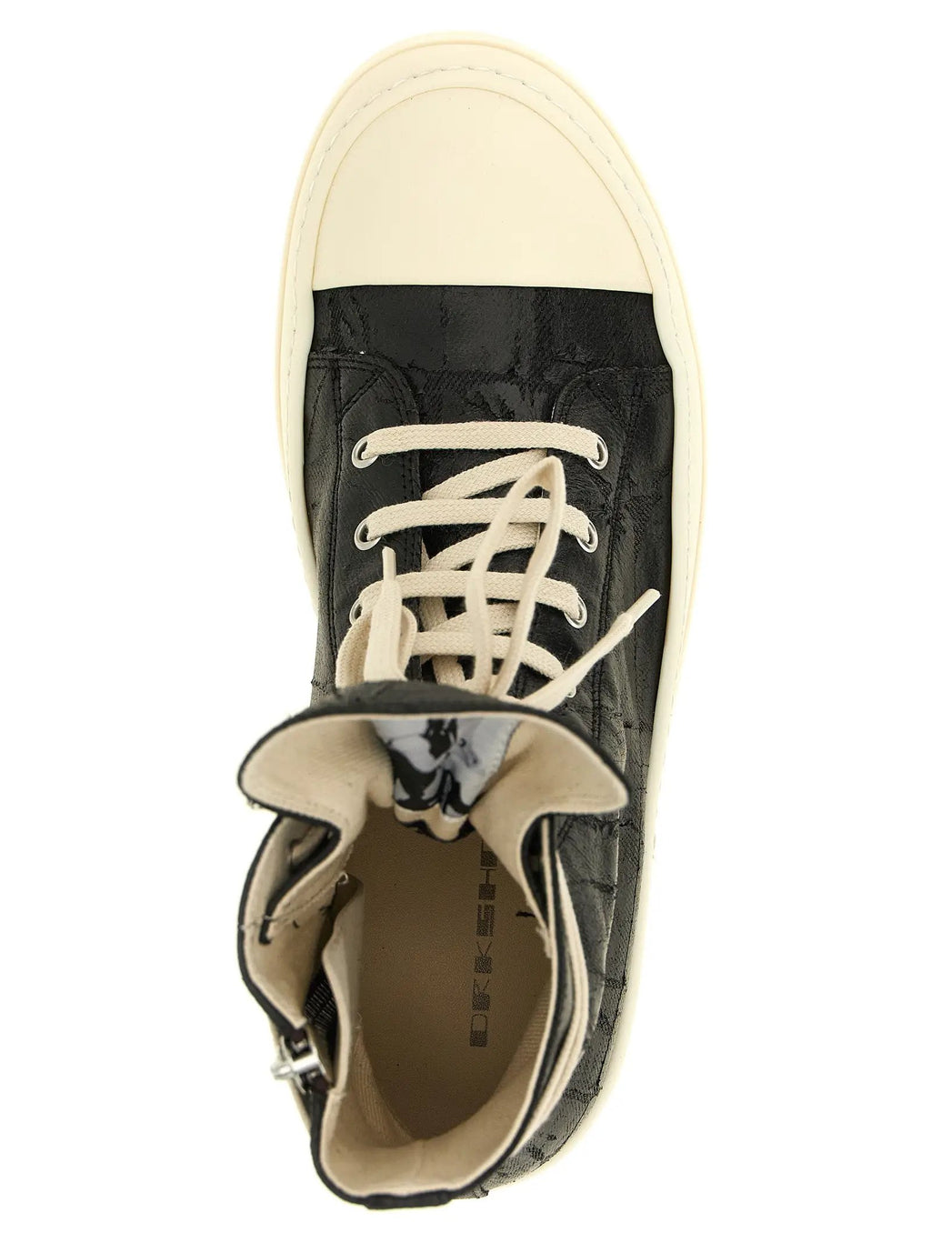 Baskets montantes DRKSHDW en coton noir