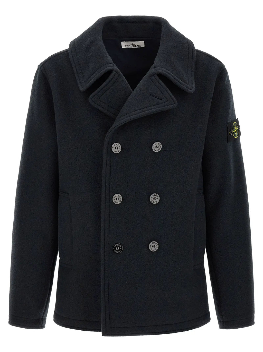 Stone Island Stone Island Blue Cotton Coat