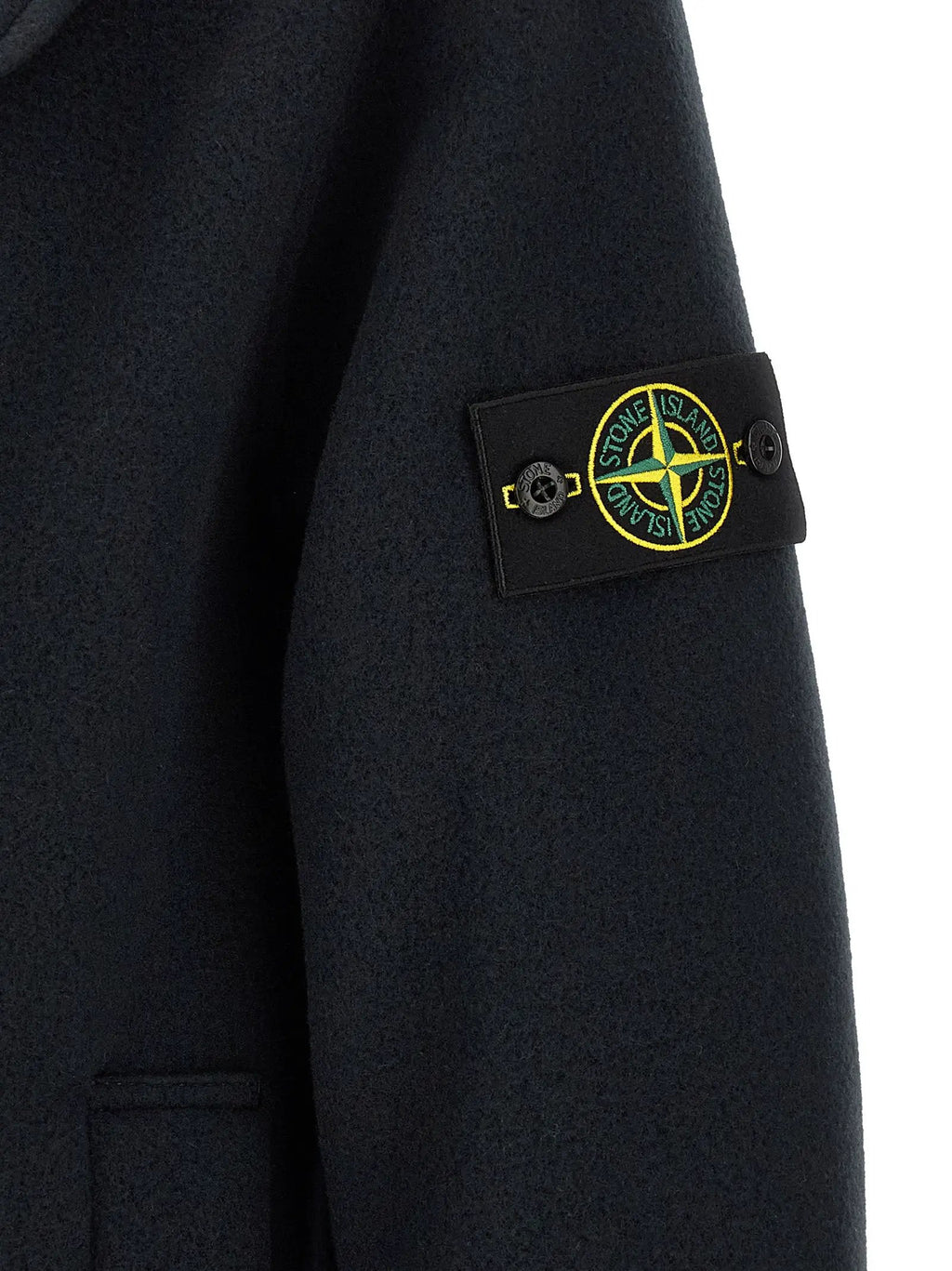 Stone Island Stone Island Blue Cotton Coat