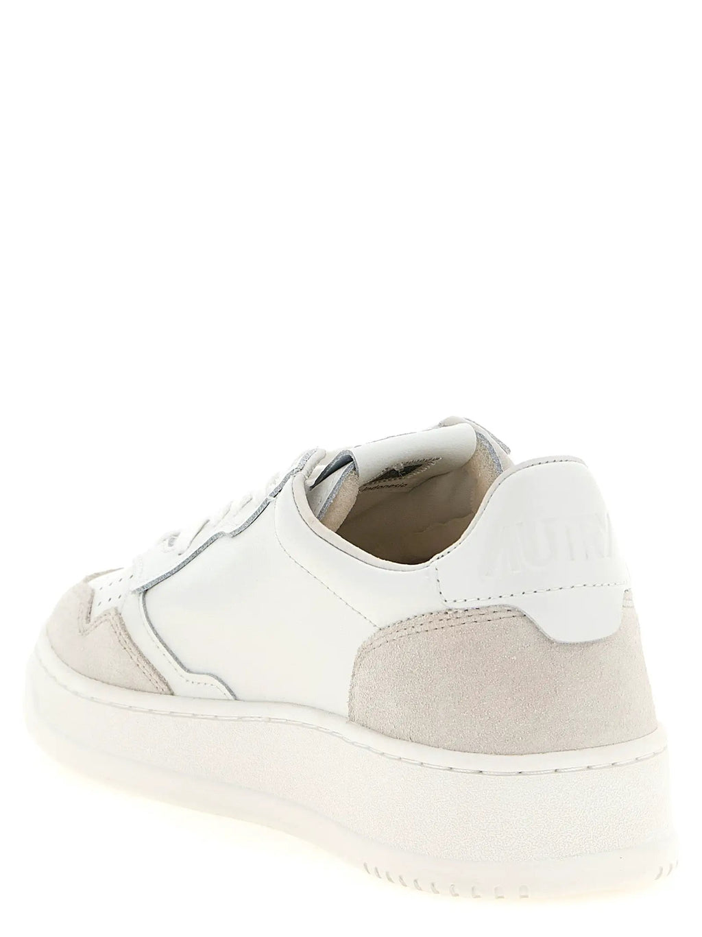 Baskets basses Autry en cuir de vachette blanc