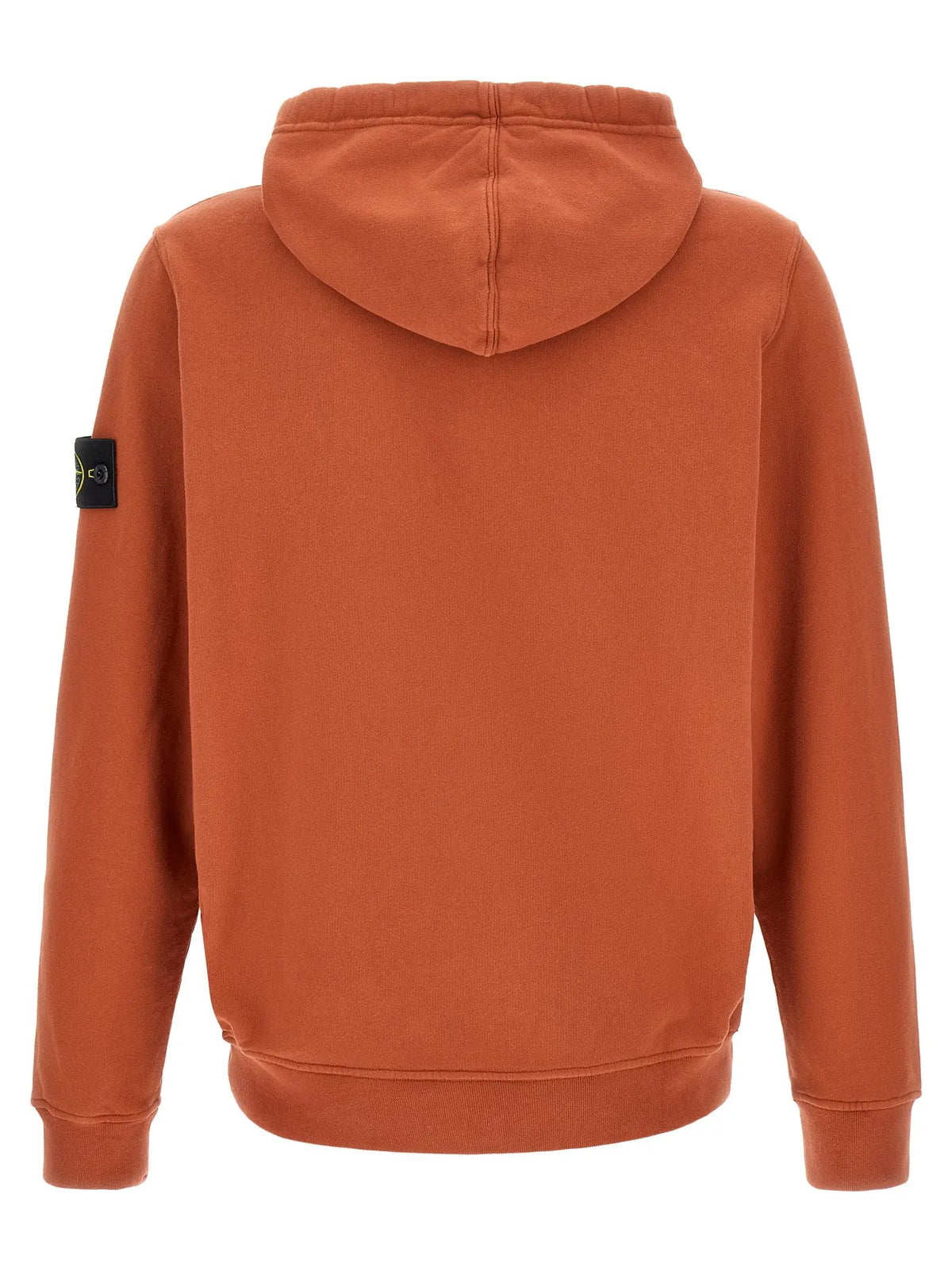 Sweat-shirt Stone Island en coton orange
