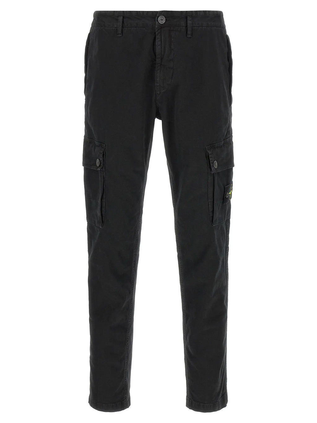 Stone Island Stone Island Black Cotton Cargo Pants