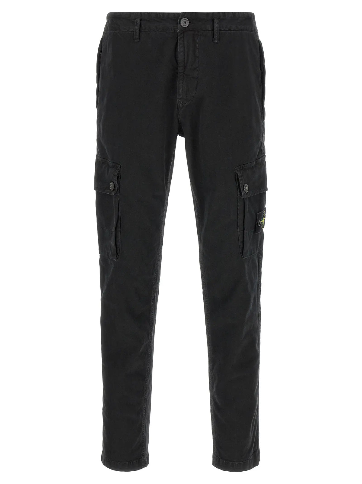 Stone Island Stone Island Black Cotton Cargo Pants