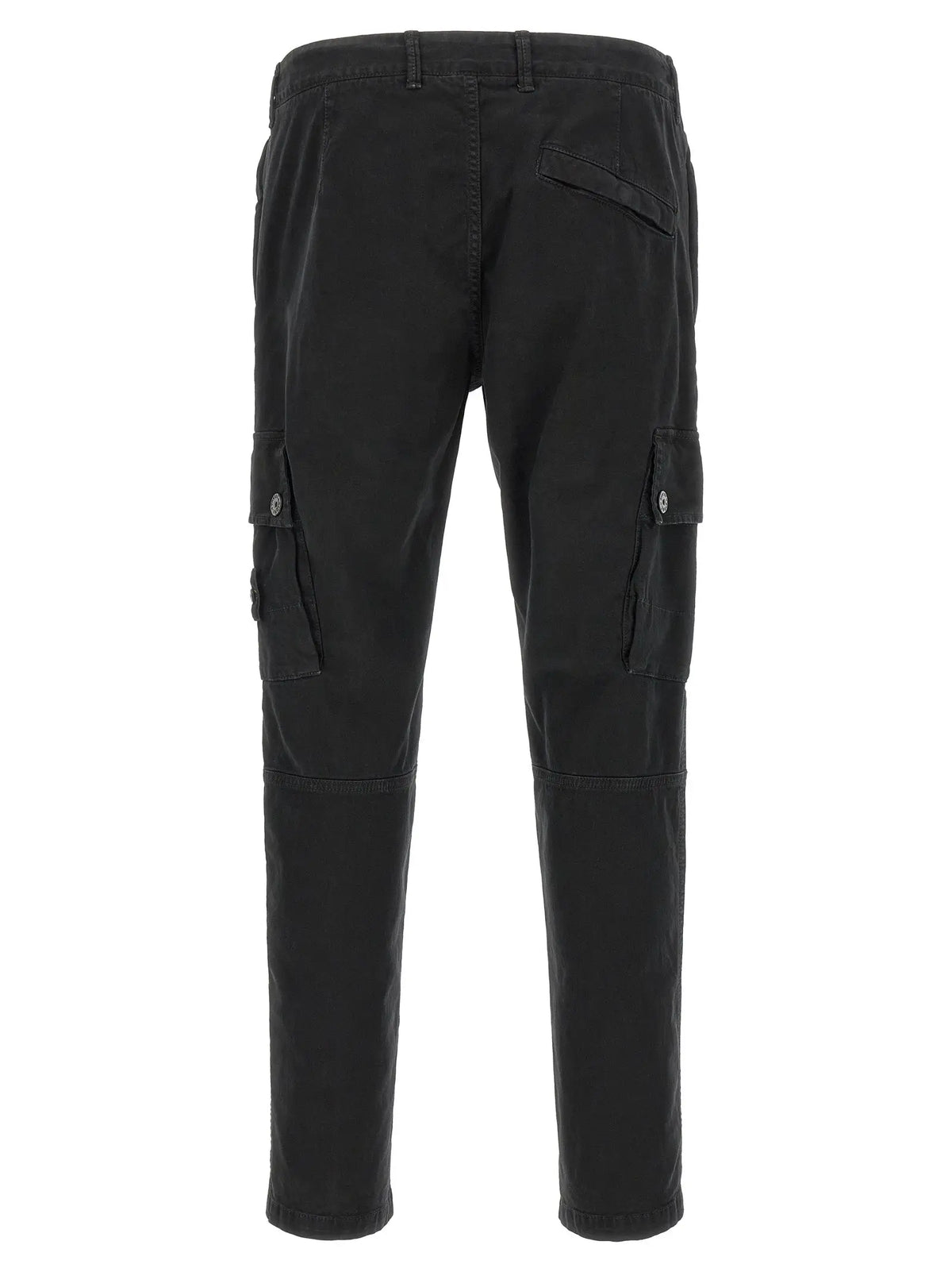 Stone Island Stone Island Black Cotton Cargo Pants