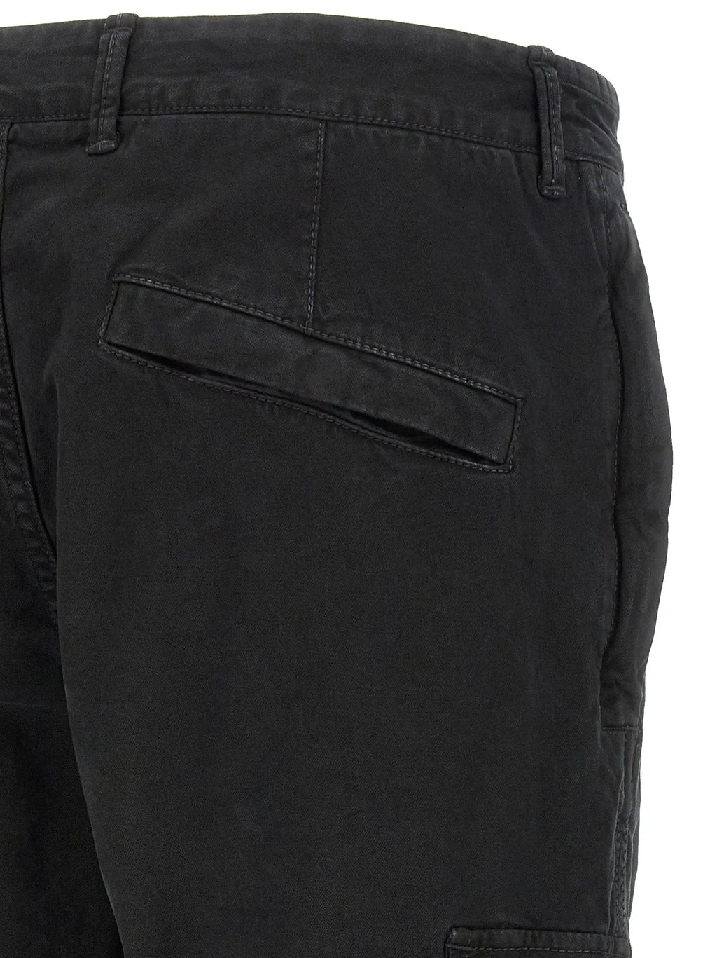 Stone Island Stone Island Black Cotton Cargo Pants