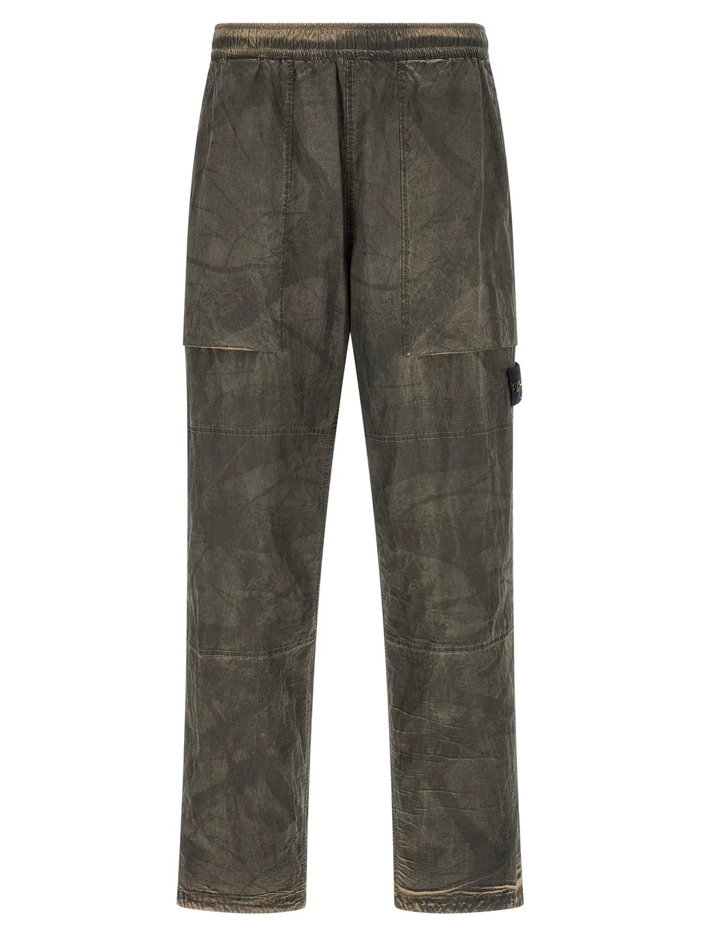 Pantalon décontracté Stone Island en polyamide gris