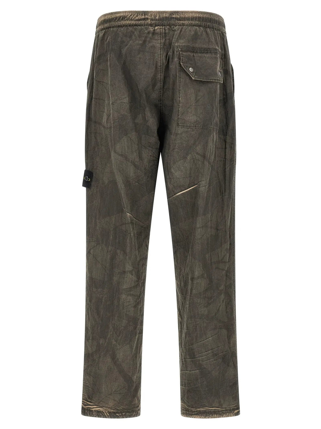 Pantalon décontracté Stone Island en polyamide gris