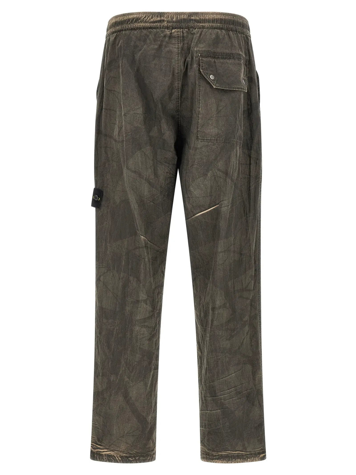 Pantalon décontracté Stone Island en polyamide gris