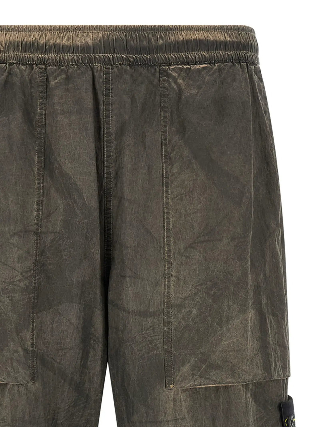Pantalon décontracté Stone Island en polyamide gris
