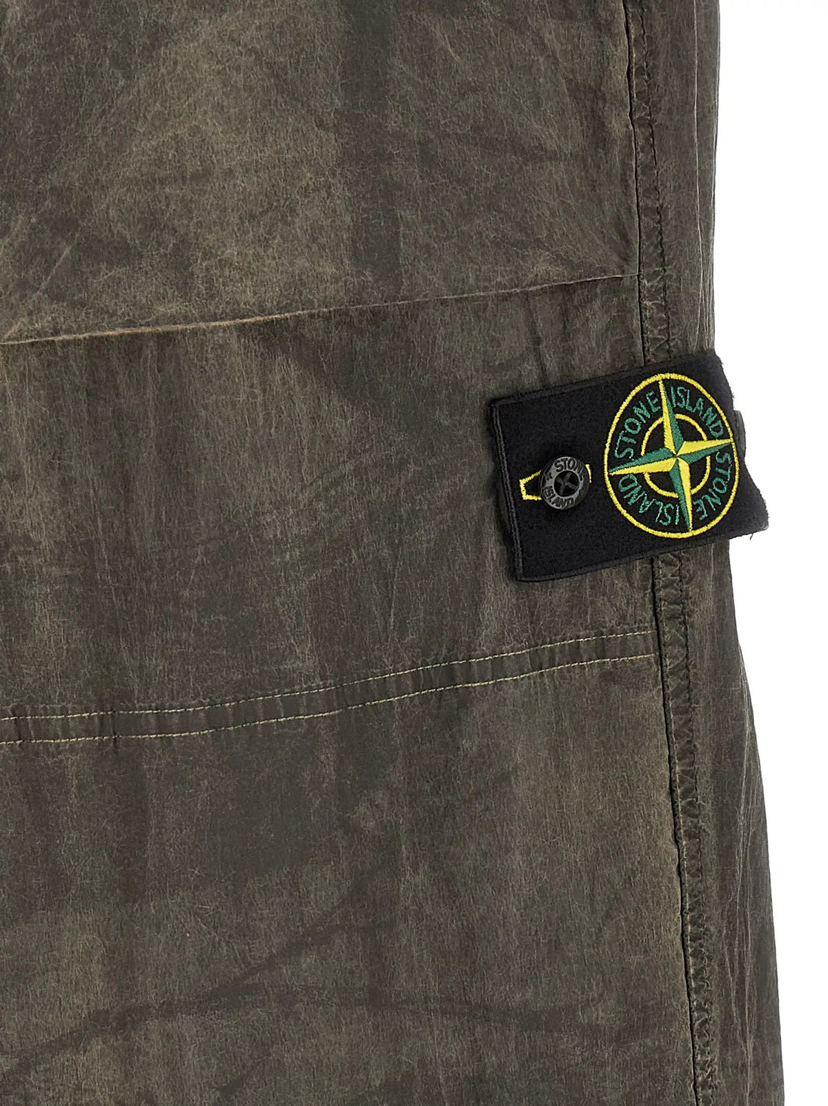 Pantalon décontracté Stone Island en polyamide gris