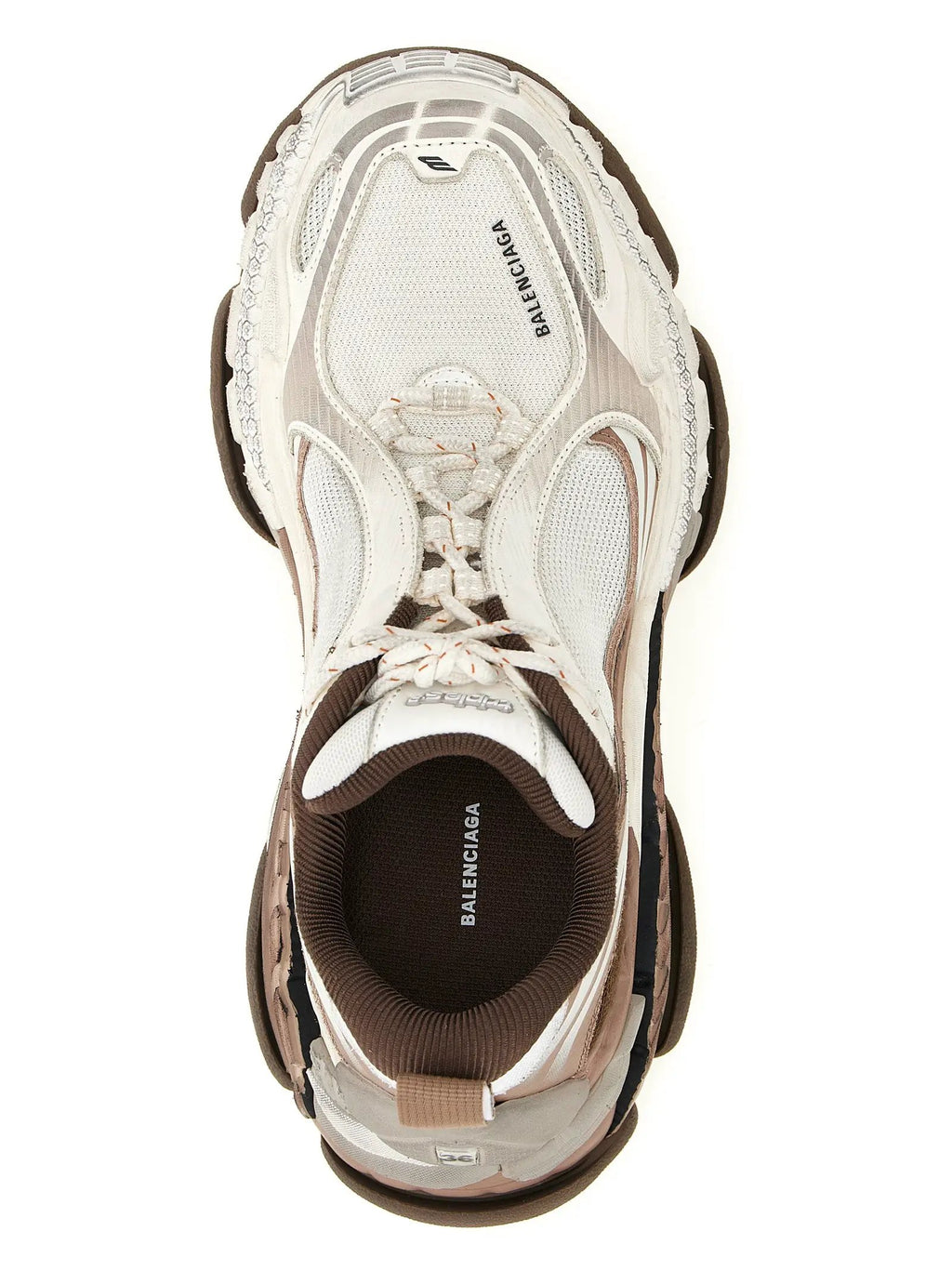 Baskets athlétiques Balenciaga marron en polyéthylène