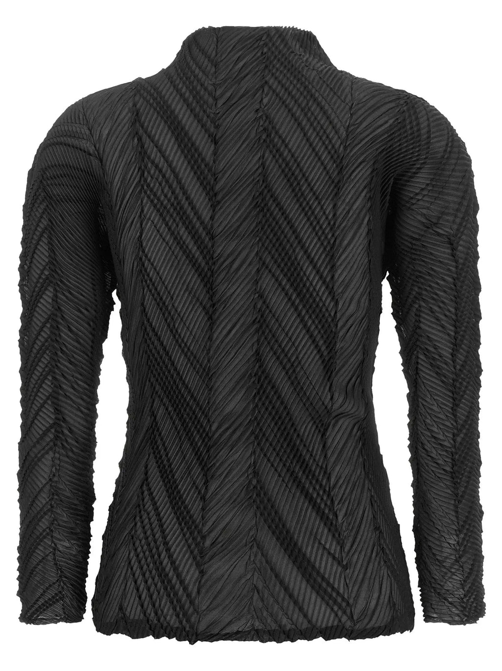 Cardigan Issey Miyake en polyester noir